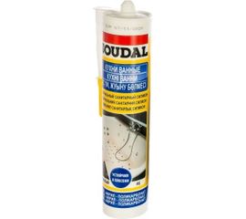 Нейтральный санитарный силикон SOUDAL белый 118312 
