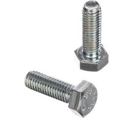Болт DIN 933 с шестигранной головкой, оцинкованный М8х25, 40шт - коробка Tech-Krep 105208 