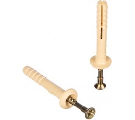 Дюбель-гвоздь 6х40 гриб, нейлон 150шт - ведро Tech-Krep 101331 