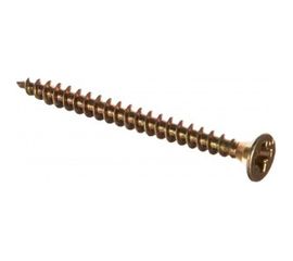 Универсальный саморез Tech-Krep 40х3,5 мм 200 шт желтый, коробка с окном 102236 