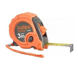 Рулетка Tulips tools с фиксатором, 3 м/16 мм II10-003 