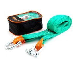 Буксировочный трос TOPAUTO РОСТРОС ПРЕМИУМ 10 т 2 скобы M16, 5 метров, сумка 18010СС2 