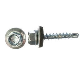 Кровельный саморез Tech-Krep КР ZP сверло 4,8х28 60 шт, коробка с окном 112025 