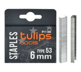 Скобы тип 53 (1000 шт; 6 мм) для степлера Tulips tools IP11-306 