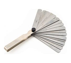 Щупы измерительные TOPAUTO набор №2/100мм/17листов 0.02-0.5мм ИЩ2100 