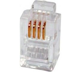 Телефонный коннектор TWT RJ-12 6P4C для розетки, 100 шт. в упаковке PL12-6P4C/100 