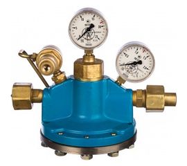 Редуктор рамповый для централизованного питания газосварочных постов (кислород) БАМЗ РКЗ-500-2 