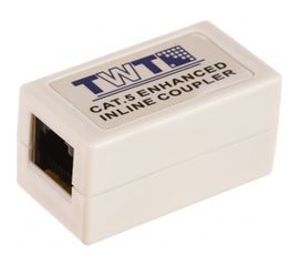 Соединитель 2-х портов RJ-45, неэкранированный, категории 5е TWT CP45UTP5E 