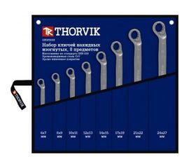 Набор накидных ключей THORVIK ORWS008 6-27 мм, 8 предметов 52019 