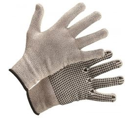 Перчатки из высокополимеризированного волокна ULTIMA точка, с покрытием ПВХ ULT970D/M 