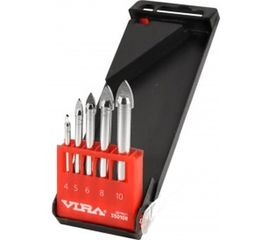 Набор сверл по стеклу и керамической плитке (5 шт; 4-10 мм) Vira 550108 