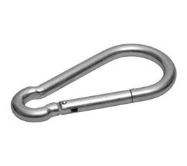 Карабин ЗУБР DIN 5299С, 5мм, 1 шт, оцинкованный, 304546-05 