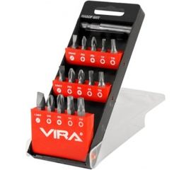 Набор бит 15 шт., с магнитным держателем Vira 554101 