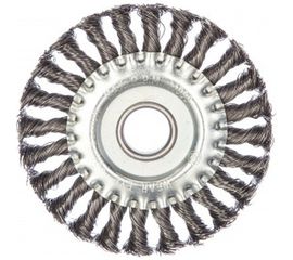 Щетка плоская, крученая металлическая проволока (125 мм; 22.2 мм) для УШМ Vira 575125 