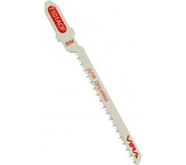 Пилка по твердым сортам древесины, фанере, ламинату T101AOF (2 шт; 100х50 мм) для лобзиков Vira 552037 