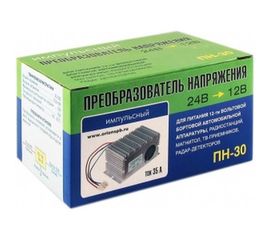 Преобразователь напряжения 24-12В, 30А Вымпел ПН-30 5019 