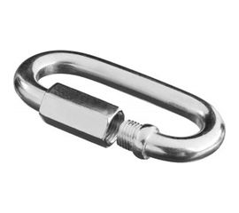 Карабин ЗУБР винтовой с муфтой, 6мм, 1 шт, оцинкованный, 304536-06 