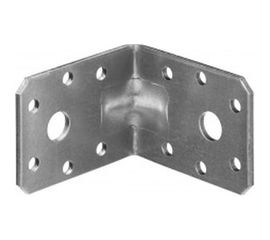 Крепежный усиленный уголок ЗУБР УКУ-2.5 45х60х60 х 2.5мм 31011-60 