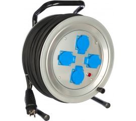 Силовой удлинитель на металлической катушке 4 гн. 50м Союз 481S-4005 