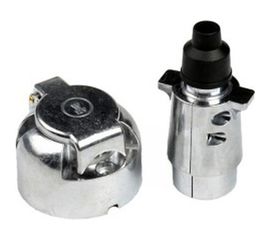 Металлический разъем для прицепа в сборе Вымпел 7 контактов, вилка + розетка 5193 