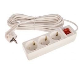 Бытовой удлинитель 2200 Вт 3гн. ПВС 5м Союз 481S-7305 