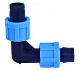 Угловой коннектор для капельной ленты Профитт 1680349 