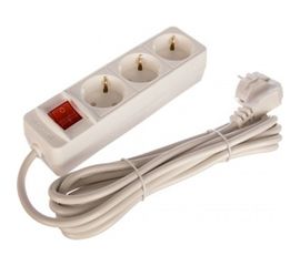 Бытовой удлинитель 3500 Вт 3гн. ПВС 3м Союз 481S-8303 