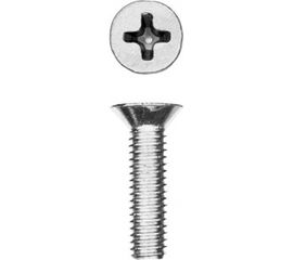 Винт ЗУБР DIN 965, M5 x 40 мм, 6 шт, кл. пр. 4.8, оцинкованный, 303116-05-040 