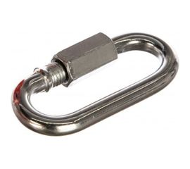 Карабин ЗУБР винтовой с муфтой, 8мм, 1 шт, оцинкованный, 304536-08 