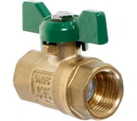 Шаровый кран РОСТерм 1/2" В-В ручка бабочка RT1067 