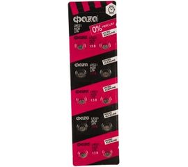 Марганцево-цинковые часовые элементы питания ФАZА AG 0 LR 521 BL-10 5002432 