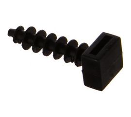 База дюбельного типа под хомут FORTISFLEX БД 6х35 черный 500шт 61082 