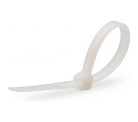 Нейлоновые стяжки FORTISFLEX КСС 4х250 белый 100 штук 49398 