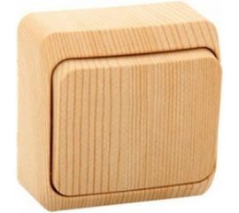 Переключатель Schneider Electric Lexel Этюд Дача Сосна 1-клавишный, наружный BA10-004D 