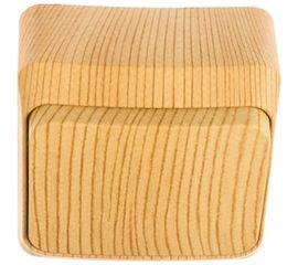 Одноклавишный выключатель Schneider Electric ОП Этюд Дача 10А IP20 сосна BA10-001D 