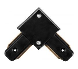 Угловой коннектор для шинопровода, черный Feron LD1001 10325 