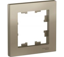 Рамка Schneider Electric 1-м ATLAS DESIGN шампань ATN000501 