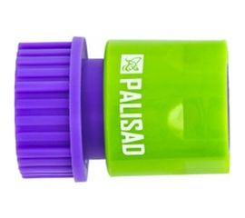 Соединитель пластмассовый быстросъемный с внутренней резьбой 3/4" с автостопом PALISAD 66170 