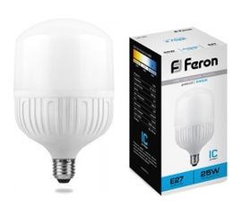 Светодиодная лампа FERON LB-65 25W, 230V, E27, 6400K 25887 