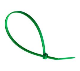 Нейлоновые стяжки FORTISFLEX КСС 4х200 зеленый 100 штук 55119 