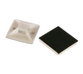 Монтажные самоклеющиеся площадки FORTISFLEX ПМС 30х30 белый 100шт 49446 