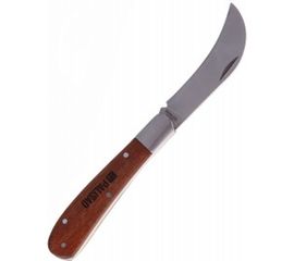 Садовый нож 170 мм, складной, изогнутое лезвие, деревянная рукоятка PALISAD 79001 