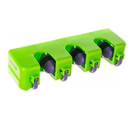 Настенный держатель для садового инструмента, 3 ячейки, 4 крюка PALISAD 68301 