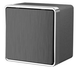 Одноклавишный выключатель Werkel WL15-01-02 влагозащищенный Gallant графит a041403 