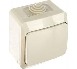 1-клавишный выключатель Schneider Electric ОП Этюд 10А IP44 сер. SchE BA10-041C 