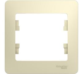 Рамка Schneider Electric 1-местная GLOSSA бежевая SchE GSL000201 