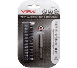 Набор бит 12 шт с магнитным держателем VIRA 554100 