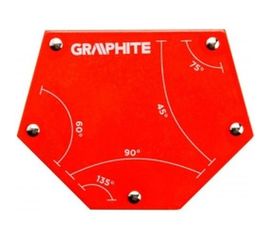 Угольник магнитный сварочный (111x136x24 мм) GRAPHITE 56H905 