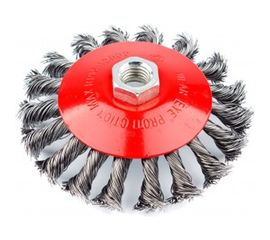 Кордщетка радиальная витая с наклоном (115 мм; М14) для МШУ REDVERG 6623619 