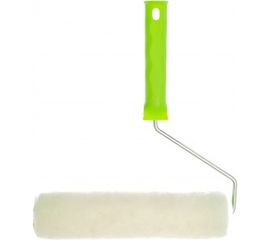 Валик СИБРТЕХ из натурального меха с ручкой, 250 мм, ворс 12 мм, D - 48 мм 80124 